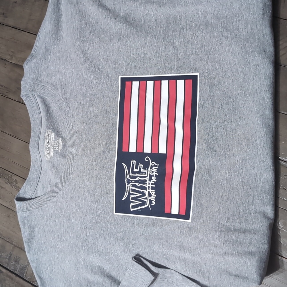 Gray Graphic Tee for Men